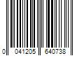 Barcode Image for UPC code 0041205640738