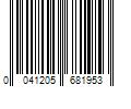 Barcode Image for UPC code 0041205681953