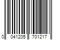 Barcode Image for UPC code 0041205701217