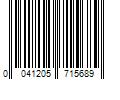 Barcode Image for UPC code 0041205715689