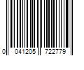 Barcode Image for UPC code 0041205722779