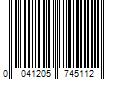 Barcode Image for UPC code 0041205745112