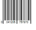 Barcode Image for UPC code 0041205757870