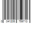 Barcode Image for UPC code 0041205759713