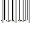 Barcode Image for UPC code 0041205763802