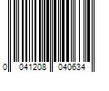 Barcode Image for UPC code 0041208040634