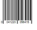 Barcode Image for UPC code 0041220056415