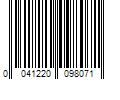 Barcode Image for UPC code 0041220098071