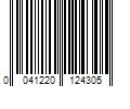 Barcode Image for UPC code 0041220124305