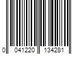 Barcode Image for UPC code 0041220134281