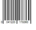 Barcode Image for UPC code 0041220178360