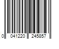 Barcode Image for UPC code 0041220245857