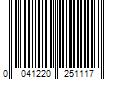 Barcode Image for UPC code 0041220251117