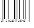 Barcode Image for UPC code 0041220267057