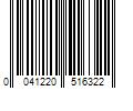 Barcode Image for UPC code 0041220516322