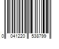 Barcode Image for UPC code 0041220538799