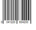 Barcode Image for UPC code 0041220634200