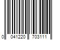 Barcode Image for UPC code 0041220703111