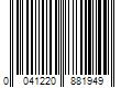 Barcode Image for UPC code 0041220881949