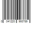 Barcode Image for UPC code 0041220993789