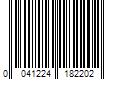 Barcode Image for UPC code 0041224182202