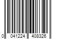 Barcode Image for UPC code 0041224408326