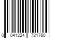 Barcode Image for UPC code 0041224721760