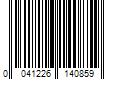 Barcode Image for UPC code 0041226140859