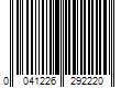 Barcode Image for UPC code 0041226292220