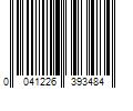 Barcode Image for UPC code 0041226393484