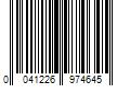 Barcode Image for UPC code 0041226974645