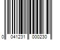 Barcode Image for UPC code 0041231000230