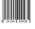 Barcode Image for UPC code 0041244900435