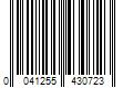 Barcode Image for UPC code 0041255430723