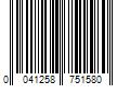 Barcode Image for UPC code 0041258751580