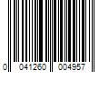 Barcode Image for UPC code 0041260004957