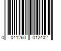 Barcode Image for UPC code 0041260012402