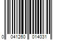 Barcode Image for UPC code 0041260014031