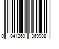 Barcode Image for UPC code 0041260369988