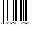 Barcode Image for UPC code 0041260384028