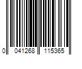 Barcode Image for UPC code 0041268115365