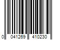 Barcode Image for UPC code 0041269410230