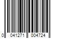 Barcode Image for UPC code 0041271004724