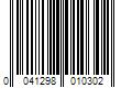 Barcode Image for UPC code 0041298010302