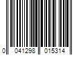 Barcode Image for UPC code 0041298015314