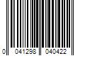 Barcode Image for UPC code 0041298040422. Product Name: DMI Wood Wheelchair Tray, Convenient Contoured Semi-Circle Cutout, Brown Finish | 505-4016-0400