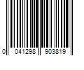 Barcode Image for UPC code 0041298903819