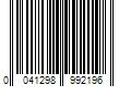 Barcode Image for UPC code 0041298992196