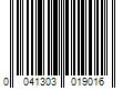 Barcode Image for UPC code 0041303019016