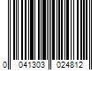 Barcode Image for UPC code 0041303024812